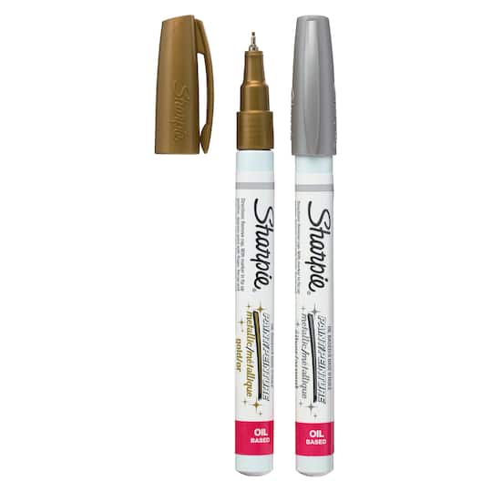 12 Packs: 2 ct. (24 total) Sharpie® Oil-Based Extra Fine Point Metallic Paint Marker Set